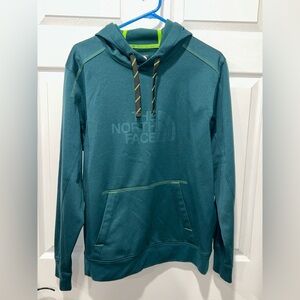 The North Face Mountain Athletics Hoodie Pullover Teal Men’s Medium‎ Front Logo
